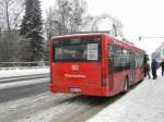 dusseldorf-busverkehr-rheinland---bvr MAN N� 263 der Busverkehr Rheinland GmbH, D�sseldorf (Wagennumer 2173), im Einsatz als Linie 747 (Velbert, Putschenholz - Velbert Zentrum - W�lfrath-Flandersbach - W�lfrath, Stadtmitte). Aufgenommen am 14.02.2010. Ort: Velbert, Postamt.