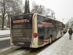 dusseldorf-busverkehr-rheinland---bvr Mercedes Citaro der Fa Schiwy (Hattingen an der Ruhr), ex Meoline, M�lheim (Ruhr)/Essen. Der Bus ist im Einsatz im Auftrag der Busverkehr Rheinland GmbH, D�sseldorf als Linie OV4 (Velbert, Am Nordpark - Velbert Zentrum - Velbert-Kostenberg, Am Gr�newald). Aufgenommen am 14.02.2010. Ort: Velbert, Postamt.