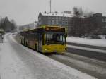 essen-evag-meoline Mercedes O 530 G Citaro (Wagennummer 4511, Baujahr 2005) der Essener Verkehrs-AG (EVAG), im Einsatz als Linie 169 (Essen, Margarethenh�he(U) - Essen-Werden(S) - Velbert, Berliner Stra�e). Aufgenommen am 14.02.2010. Ort: Velbert, Postamt.