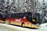 Berner Oberland Marti, Kallnach Nr. 20/BE 572'220 Setra am 9. Januar 2010 Adelboden, Unter dem Birg (Einsatz am Ski-Weltcup von Adelboden)