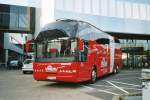 Neoplan Starliner Ein sch�ner Starliner der Fa. Worldwide aus Dachau bei M�nchen vor dem Ex-Geb�ude bei Neoplan in Stuttgart.