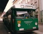 basler-verkehrsbetriebe-bvb Aus dem Archiv: Trolleybus Mit der Betriebsnummer 904 an der Endhaltestelle am Bad. Bahnhof auf der Linie 33. Die Aufnahme stammt vom August 1985.
