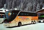 Berner Oberland Saner, Laufen Nr. 18/BL 7351 Setra am 9. Januar 2010 Adelboden, Unter dem Birg (Einsatz am Ski-Weltcup von Adelboden)