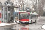 dusseldorf Rheinbahn 8005 (D IA 8005) mit der Linie 735 an der Vennhauser Allee,23.2.2010.