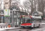 dusseldorf Rheinbahn 8015 (D IA 8015) mit der Linie 732 an der Vennhauser Allee,23.2.2010.