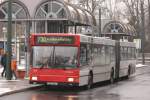 dusseldorf Rheinbahn 8227 (D ZT 8227) mit der Linie 730 an der Vennhauser Allee,13.2.2010.