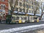 jena MAN Niederflurbus 2. Generation auf der Linie 13 nach Winzerla an der Haltestelle Stadtzentrum.