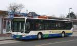 mercedes-benz-o-530-i-citaro NIAG 3551 (WES O 3551) mit Werbung f�r die Rheinische Post.
Hier am Bf Moers,20.2.2010.