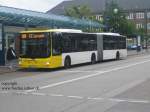 bremerhaven---verkehrsgesellschaft-bremerhaven-ag-vgb einer von 4 Man Lions City Gelenkbussen in Bremerhaven.