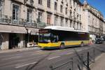 Stadtbusse Lissabon, 19.02.2010, Carris-Bus 2816 in der Rua do Arsenal als Linie 44 nach Cais do Sodr�