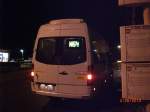 berlin Mercedes-Benz Sprinter auf der Linie N64 nach Wilhemshagen D�meritzstra�e an der Haltestelle Rahnsdorf Waldsch�nke.