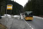 PU Spring, Schwenden, BE 26 671 (Setra 313UL, 2004) am 1.3.2010 ...
