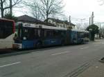 MAN Niederflurbus 2. Generation (Vorserie) BN SW **** im Bahnersatz verkehr in Beuel am 1.3.10