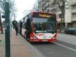Mercedes-Benz O 530 (Citaro Fuel Cell Bus) Lev-wu 147 von der Verkehrsgemeinschaft Wupper-Sieg ( Wuppsi ) f�hrt im Bahn Ersatz Verkehr in Beuel am 1.3.10