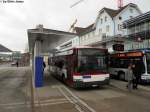 ZVB Nr. 124 Stadtbahn Zug (Scania/Hess N94UB) am 28.2.2010 beim ...