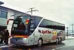 Berner Oberland Dysli, Bern Nr. 20/BE 10'444 Setra am 10. Januar 2010 Frutigen, Bahnhof (Einsatz am Ski-Weltcup von Adelboden)
