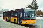Postauto Portenier, Adelboden Nr. 9/BE 508'209 Mercedes Citaro am 10. Januar 2010 Frutigen, Bahnhof
