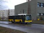 Berlin Mercedes-Citaro auf der Linie 294 nach Falkenberg an der Haltestlle Falkenberger Chaussee/Prendener Stra�e.