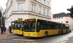 Mercedes-Benz O 530 II (Citaro Facelift) EVAG 4627 (E VG 4627) und 4526 am Grendplatz in Essen Steele,25.2.2010.