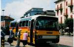 Tessin Aus dem Archiv: Mutti, San Bernardino GR 74'057 Mercedes O 303 am 13. Juli 1998 Bellinzona, Bahnhof