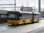 Postauto Postauto - MAN BE 143287 bei den Postautohaltestellen in Zollikofen am 30.01.2010