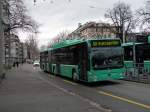 basler-verkehrsbetriebe-bvb Mercedes Citaro mit der Betriebsnummer 701 f�hrt Richtung Bahnhof SBB. Die Aufnahme stammt vom 02.03.2010.