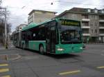 basler-verkehrsbetriebe-bvb Mercedes Citaro mit der Betriebsnummer 716 f�hrt auf die Haltestelle Sch�tzenhaus ein. Die Aufnahme stammt vom 02.03.2010.