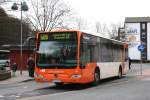 mercedes-benz-o-530-ii-citaro-facelift Ver 335 (EN VE 9335) mit der Linie 608 nach Wuppertal Bf.
Aufgenommen am Bus Bf Ennepetal, 27.2.2010.