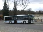Setra S 300er-Serie NF Setra S 300er-Serie NF auf Betriebsfahrt am S-Bahnhof Strausberg.