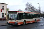 Mercedes-Benz O 405  (Niederflur-Stadtversion) Ver 248 (EN VE 666) mit der Linie 566 nach G�ckinghog.
Aufgenommen am Bf Schwelm, 27.2.2010.