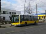 Berlin Mercedes-Citaro auf der Linie 240 nach Platz der Vereinten Nationen am Betriebshof Lichtenberg.