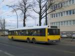 Berlin Solaris-Eindecker auf der Linie 256 nach Siedlung Wartenberg am Betriebshof Lichtenberg.