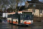 mercedes-benz-o-405-n-niederflur-stadtversion Klingenfuss 6 (ME KL 6001) (Ex Ver 235) in Kettwig vor der Br�cke im Sch�lerverkehr.
1.3.2010