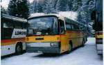 Postauto Aus dem Archiv: Bucheli, Kriens Nr. 23/LU 15'559 Mercedes O 303 am 12. Januar 1999 Adelboden, Unter dem Birg