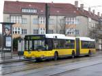 MAN-Gelenkbus als SEV f�r die Stra�enbahnlinie 12 zwischen Pasedgplatz und ...