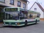 neunkircher-verkehrs-ag-nvg NVG-Wagen 244 am 13.3.10 als Linie 311 am Storchenplatz in Neunkirchen.