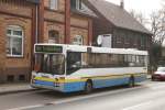 mercedes-benz-o-405--hochflur-stadtversion Klingenfuss 54 (ME KL 541) (Ex Nahverkehr Schwerin Wagen 501  SN CJ 65).
Aufgenommen in Essen Kettwig am 5.3.2010.