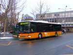 Postauto Postauto - Setra SG 248017 unterwegs auf der Linie 790 vor dem Bahnhof von Buchs/SG am 06.03.2010