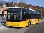 Postauto Eurobus, Bern BE 649'004 MAN am 16. M�rz 2010 auf der Linie 451 beim Bahnhof Bolligen.
