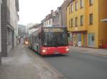 bremer-strasenbahn-ag-bsag Dieser MAN NG 320 Lion&acute;s City GL bef�hrt gerade die Sagerstra�e in Bremen Vegesack. So gerade am Bahnhof gestartet, f�hrt er auf der Linie 79 nach Aumund Hammersbeck und seine Fahrt endet erst wieder am BF Vegesack. 