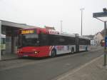 bremer-strasenbahn-ag-bsag Wahen 4572 auf der Linie 53 nach Brinkum-Nord, dieser Solaris Urbino18 f�hrt werbung f�r Tep&Tap. Er kam auf der Linie 26 nach Huckelriede, wo er gerade einen Moment pause macht. 