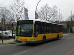 berlin Mercedes-Benz O 530 II (Citaro Facelift) auf der Linie 155 nach Wei�ensee Piesporter Stra�e an der Haltestelle Wei�ensee Neumagener Stra�e.