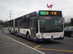 genf TPG  Mercedes Citaro 140 als Extrakurs zum P48  vom Autosalon. 14.03.2010