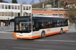 man-niederflurbus-3-generation-lions-city RBS, Worblaufen Nr. 4/BE 666'004 MAN am 19. M�rz 2010 beim Bahnhof Bolligen.
