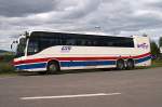 kiruna Volvo Linienbus von Kiruna Trafik AB am 04.08.2008 in Jukkasj�rvi.