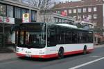 man-niederflurbus-3-generation-lions-city Vestische 2062 (RE VS 2062) am ZOB Bottrop Pferdemarkt, 12.3.2010.