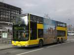 berlin MAN Lion's City DD (Doppelstock) auf der Linie M46 nach U-Bahnhof Bitz-S�d am S+U Bahnhof Zoologischer Garten.