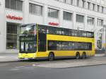 berlin MAN Lion's City DD (Doppelstock) auf der Linie M85 nach S-Bahnhof Lichterfelde S�d am S+U Bahnhof Potsdamer Platz.