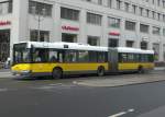 berlin Solaris Urbino auf der Linie M41 nach Baumschulenweg Sonnenallee/Baumschulenstra�e am S+U Bahnhof Potsdamer Platz.