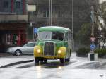 Berner Oberland STI - (ex AvH Heimenschwand Nr. 5) Saurer L4C BE 26776 - Typ CT1D - 6 Zylinder - Baujahr 1950 - 110 PS - 30 Sitzpl�tze - Spezielles Automatisches Schiebdach - Unterwegs in der Stadt Thun am 21.03.2010